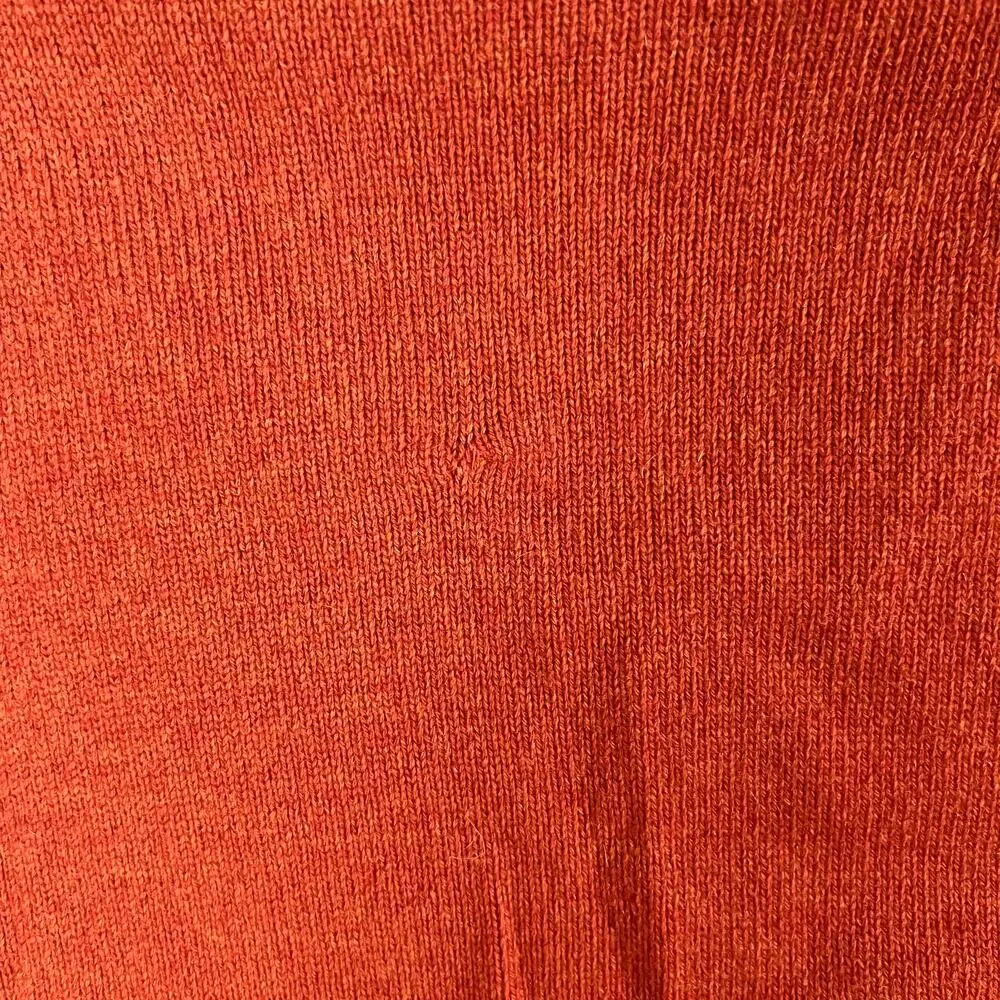 LL Bean Sweater Vest Mens‎ XXL 100% Cashmere Burnt Orange Classic Preppy